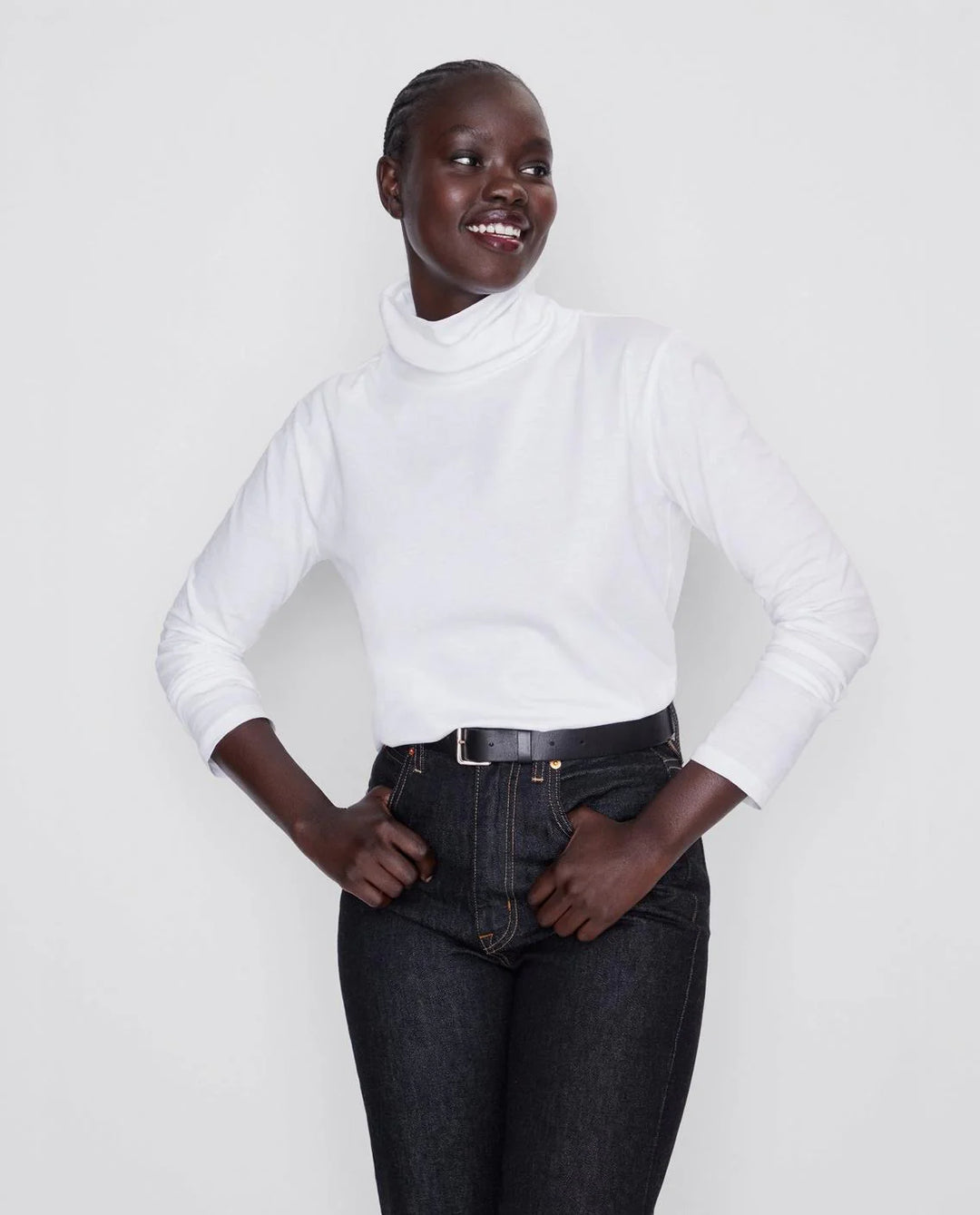 The Turtleneck - White