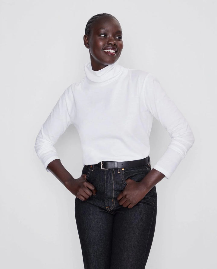 The Turtleneck - White