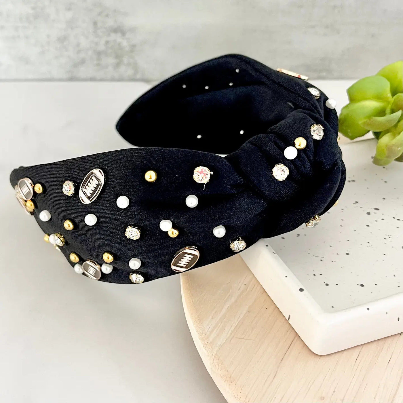 Football Headband - Black