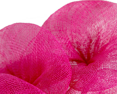 Abstract Fascinator - Fuchsia