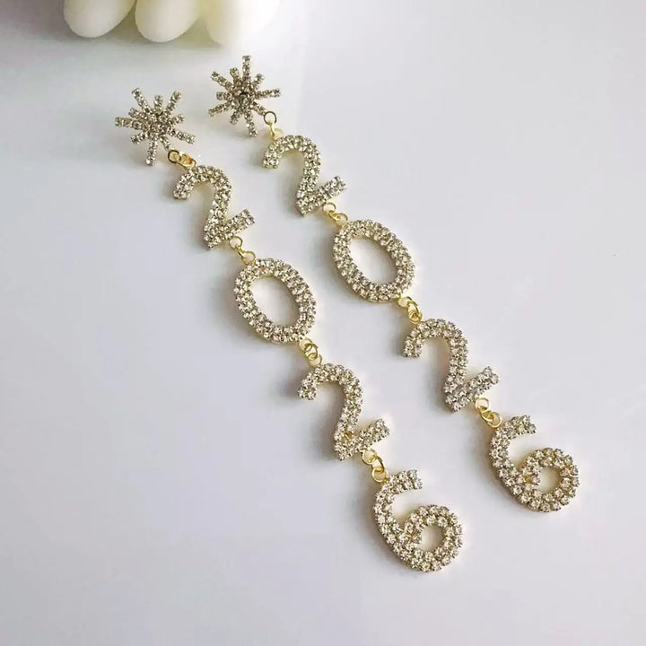 2026 Statement Earrings - Gold