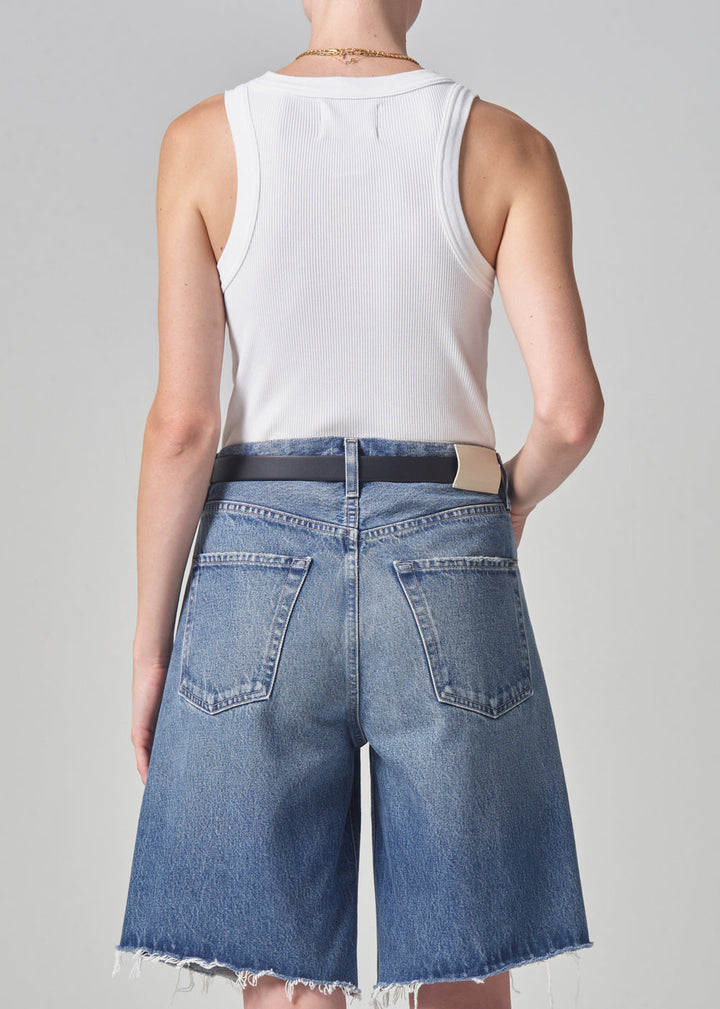 Isabel Rib Tank - White