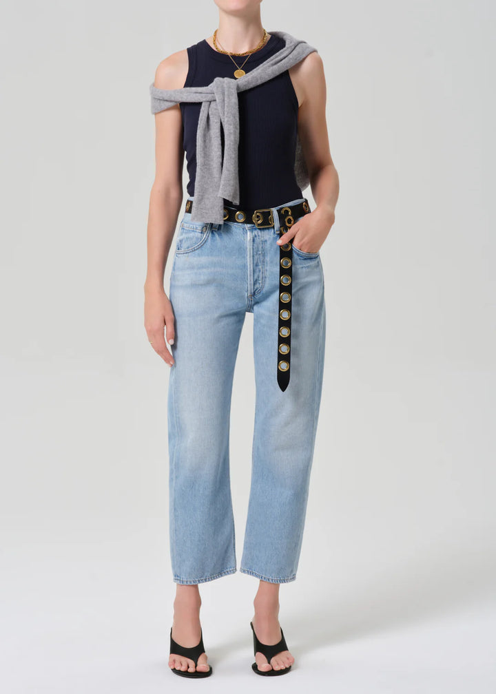 Isabel Rib Tank - Navy