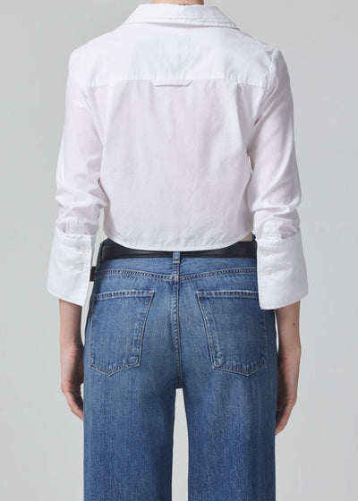 Bea Crop Top - White