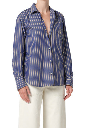 Shay Shirt- Portamento Stripe