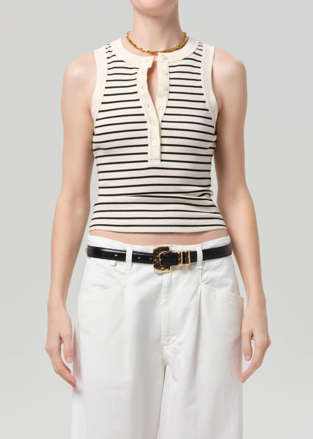 Caralyn Tank - Quartz Stripe
