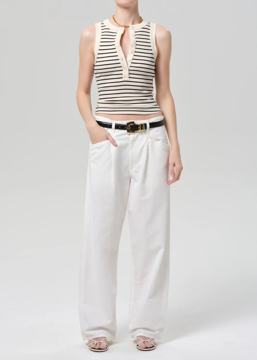 Caralyn Tank - Quartz Stripe