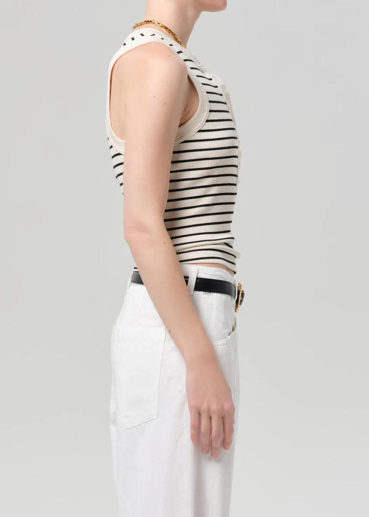 Caralyn Tank - Quartz Stripe