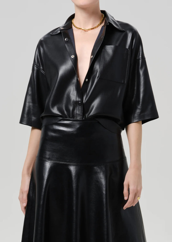 Frances Button Up - Black