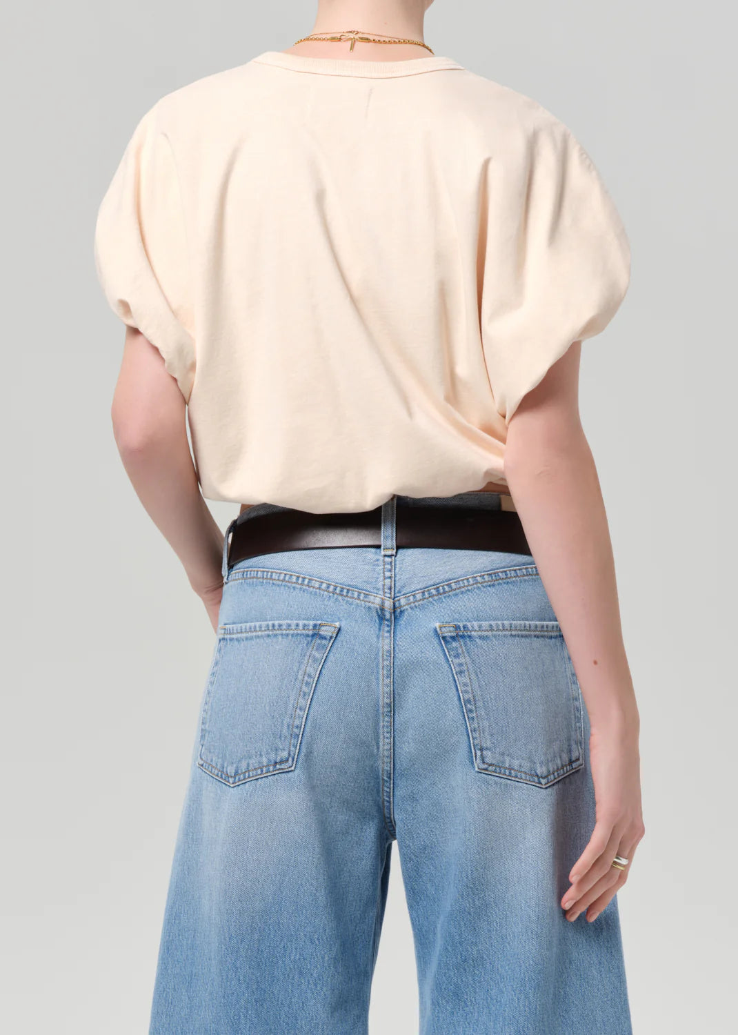 Gia Bubble Tee - Shrimp