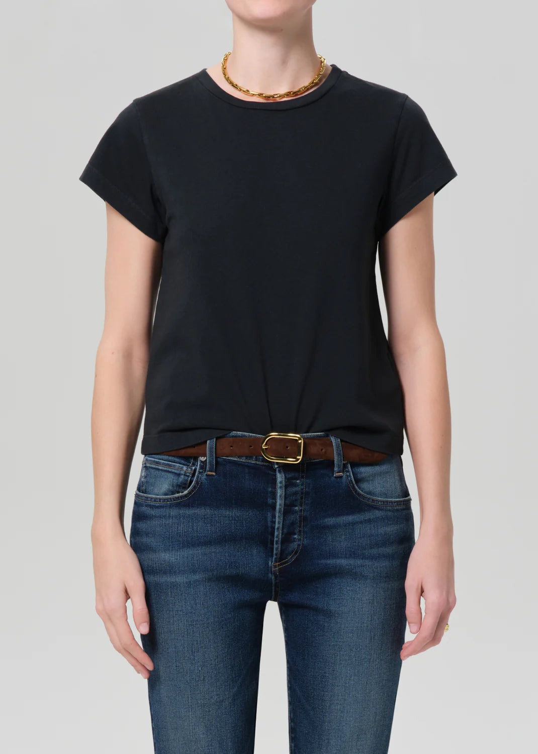 Kai Baby Tee - Washed Black