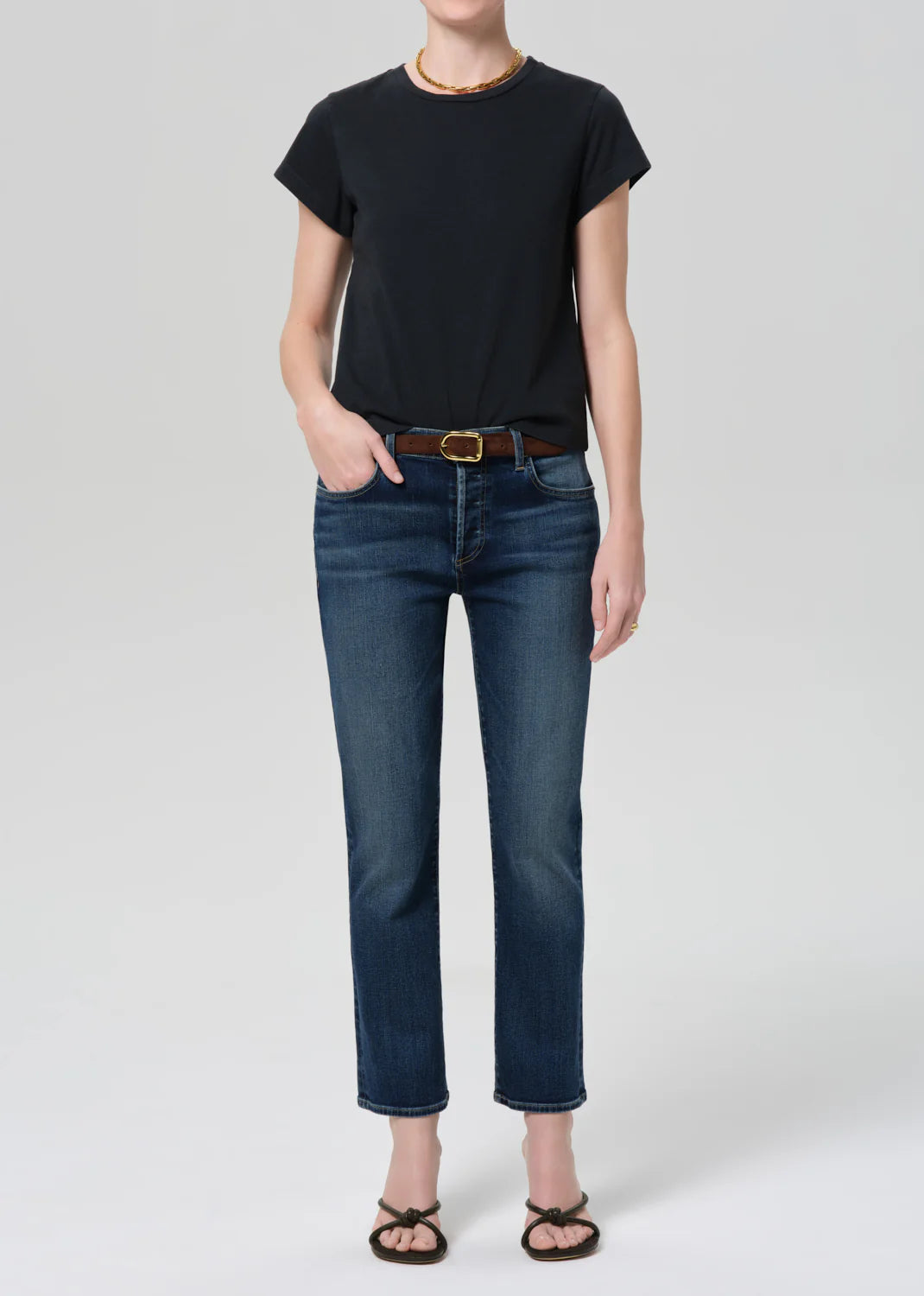 Kai Baby Tee - Washed Black