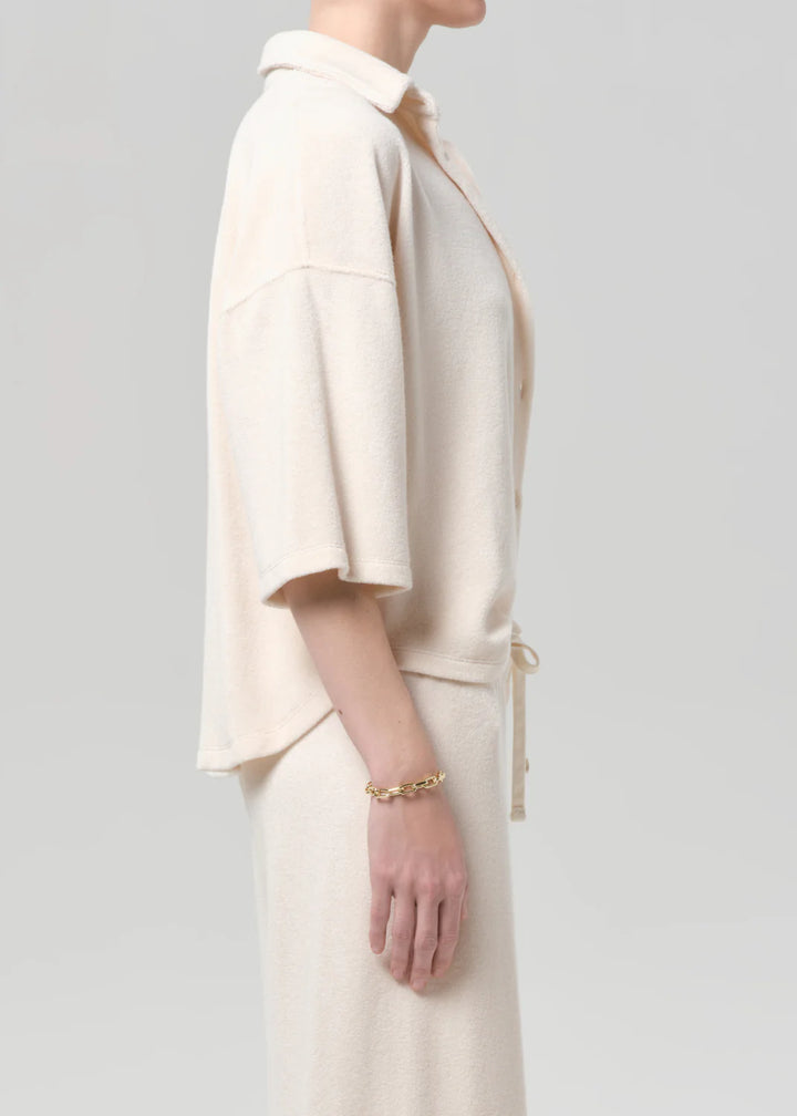 Francis Knit Shirt - Cream