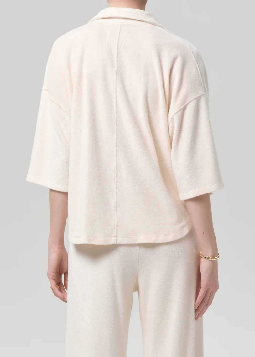 Francis Knit Shirt - Cream