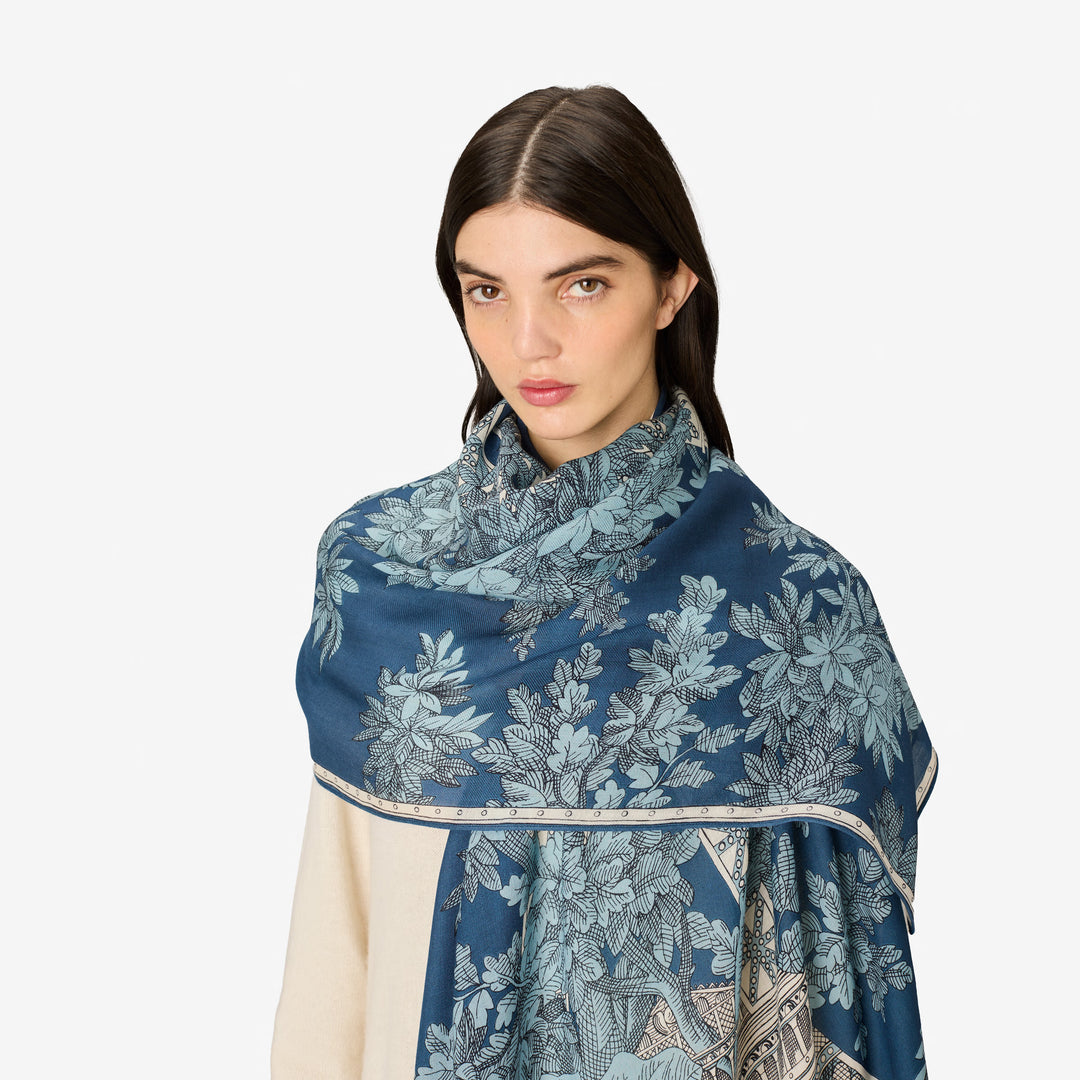 Scarf 80 - 1889 Blue