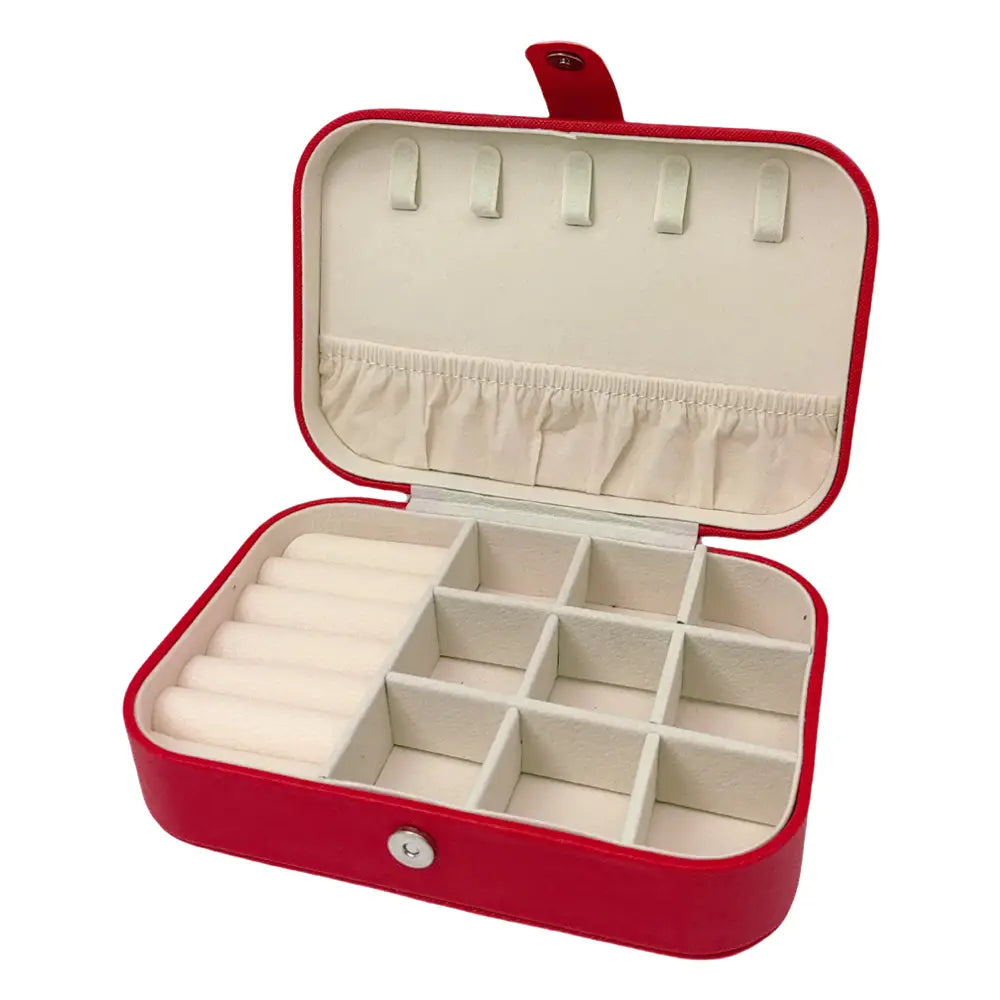 Portable Jewelry Box - Red