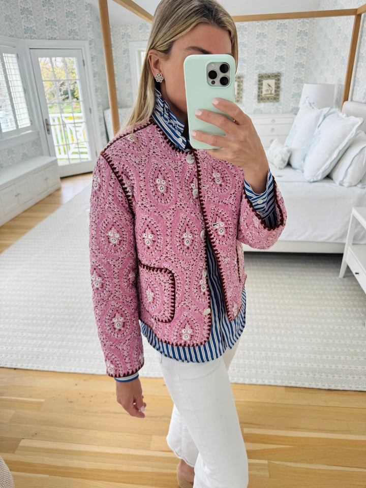Raspberry Sophie Jacket