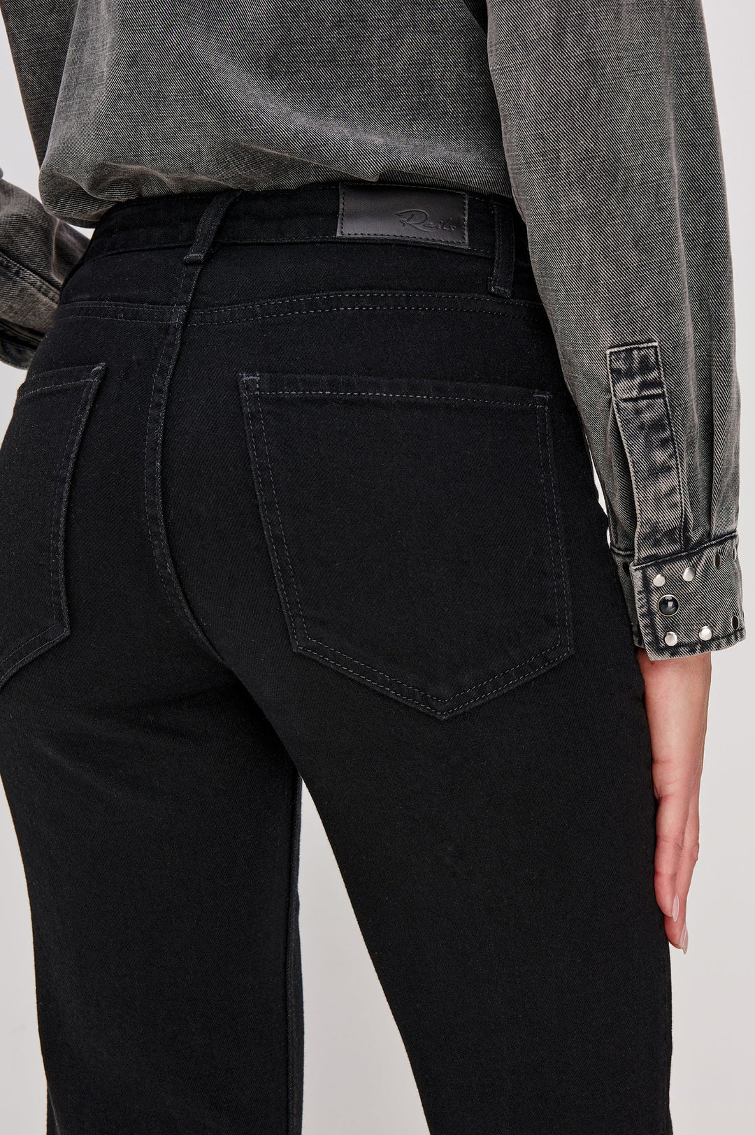 Alamitos Flared Trouser - Blackout