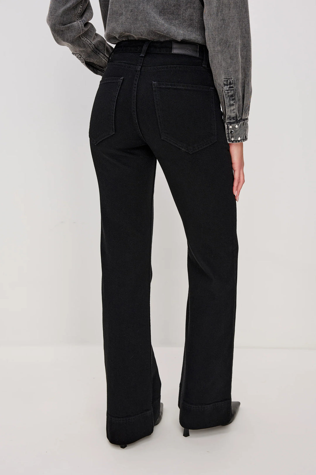 Alamitos Flared Trouser - Blackout