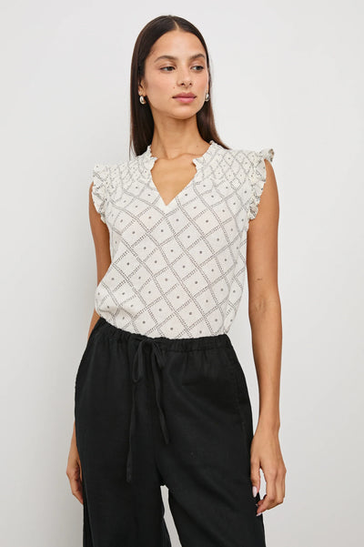 Arlene Top - Ivory Zanzibar