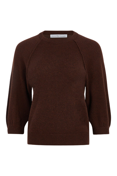 Abbie Cashmere Sweater- Americano