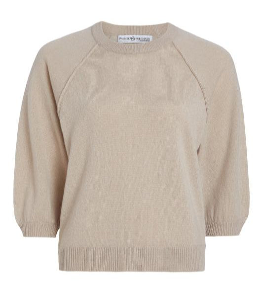 Abbie Cashmere Sweater- Jute