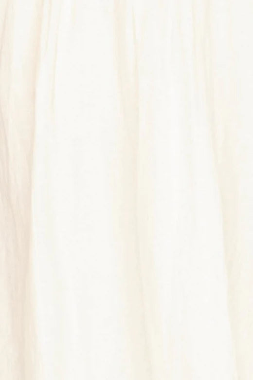Alba Dress - White Linen