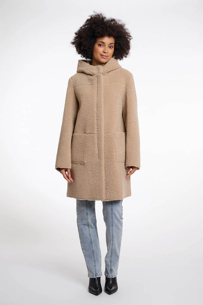 Alina Reversible Coat - Oat