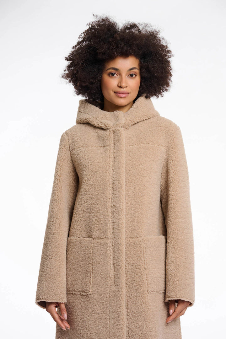Alina Reversible Coat - Oat