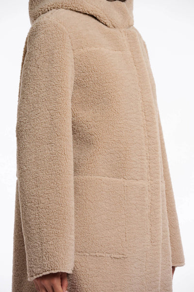 Alina Reversible Coat - Oat