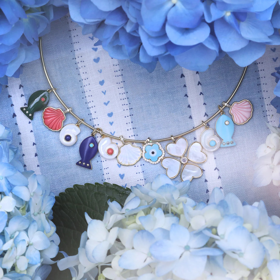Madaket Fish Charm - Lapis