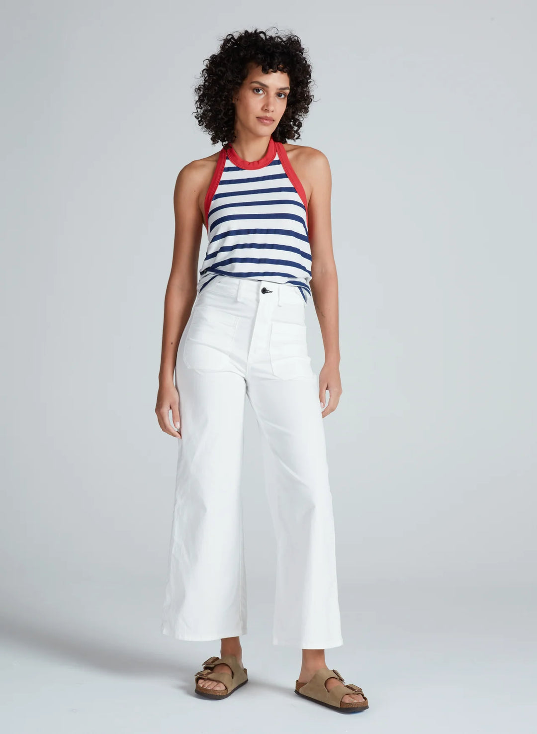 Cropped Sailor Twill - Ivory