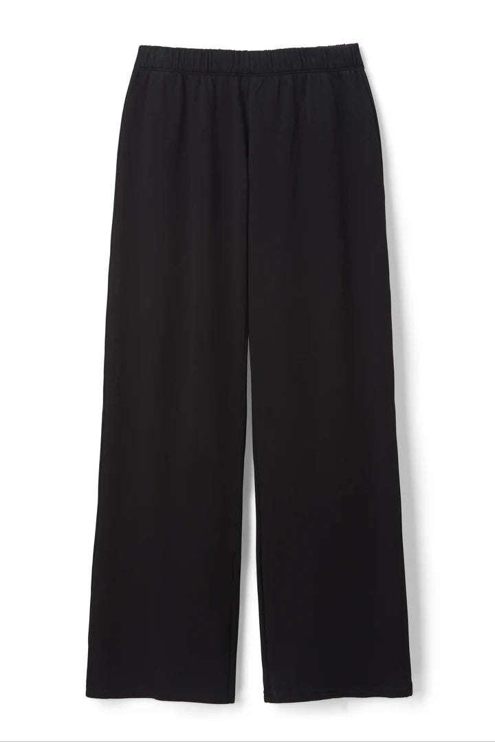 Nora French Terry Pull On Pant - True Black