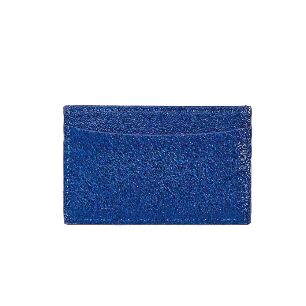 Slim Design Card Case - Royal Goatskin Leather