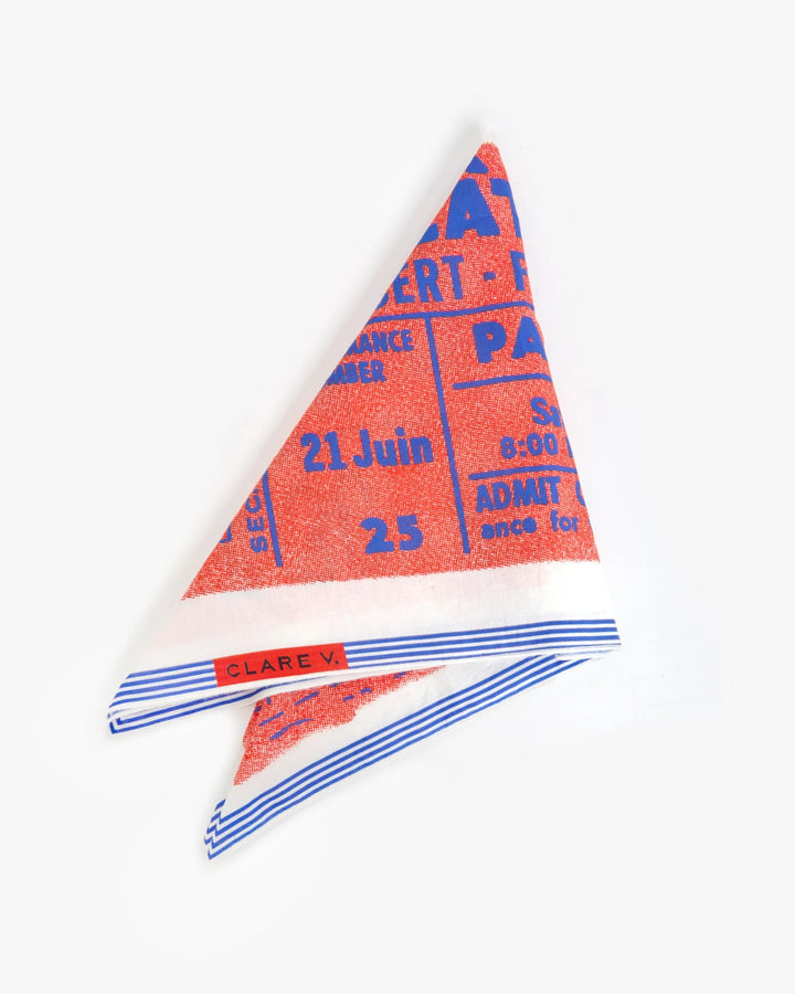 Bandana - Pink w/ Blue Concert Tickets