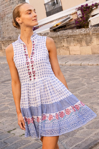 Yoke Dress - Borrego Navy