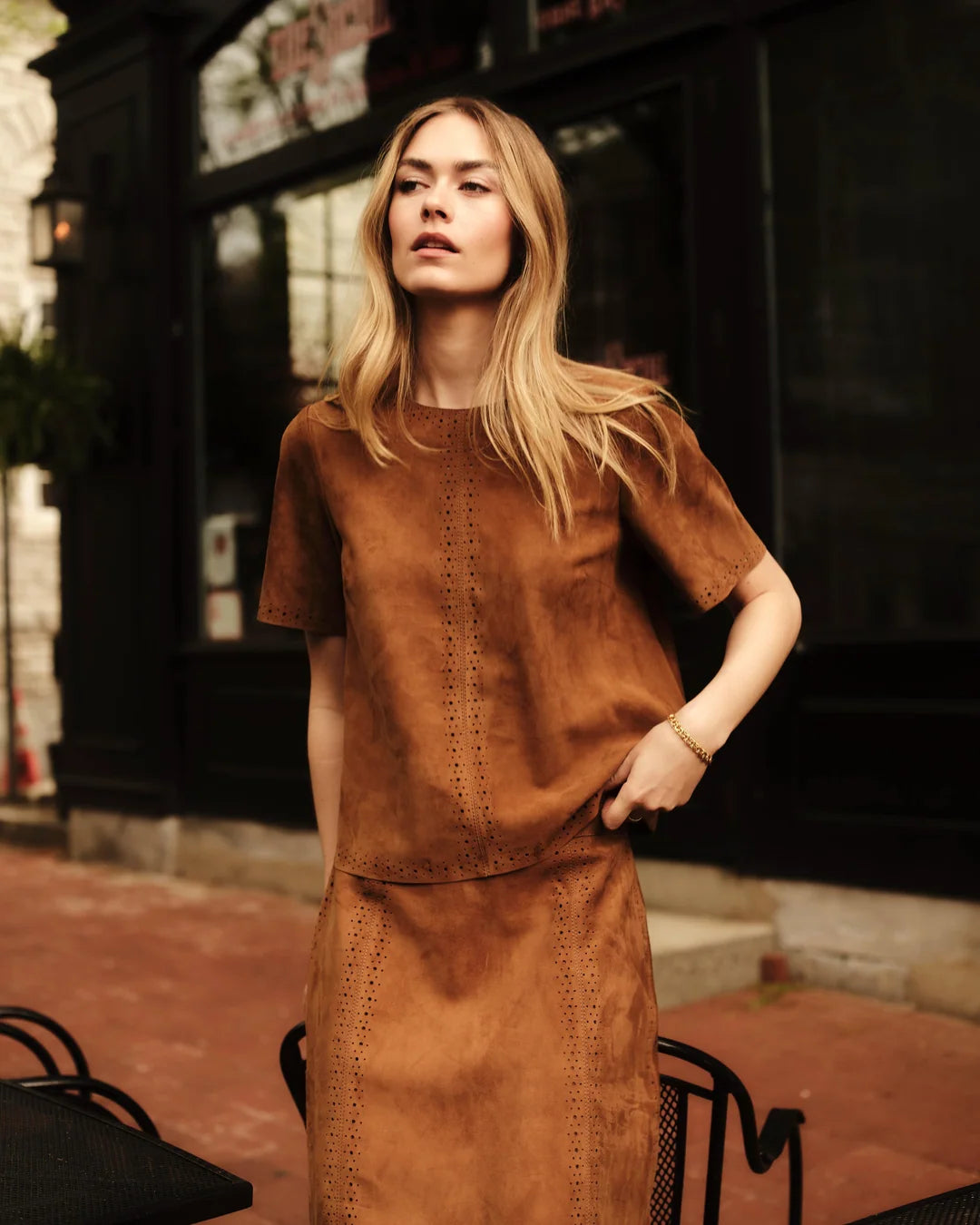 Chloe Top - Chestnut