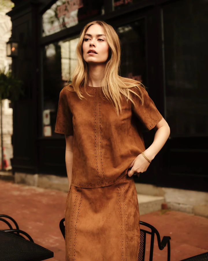 Chloe Top - Chestnut