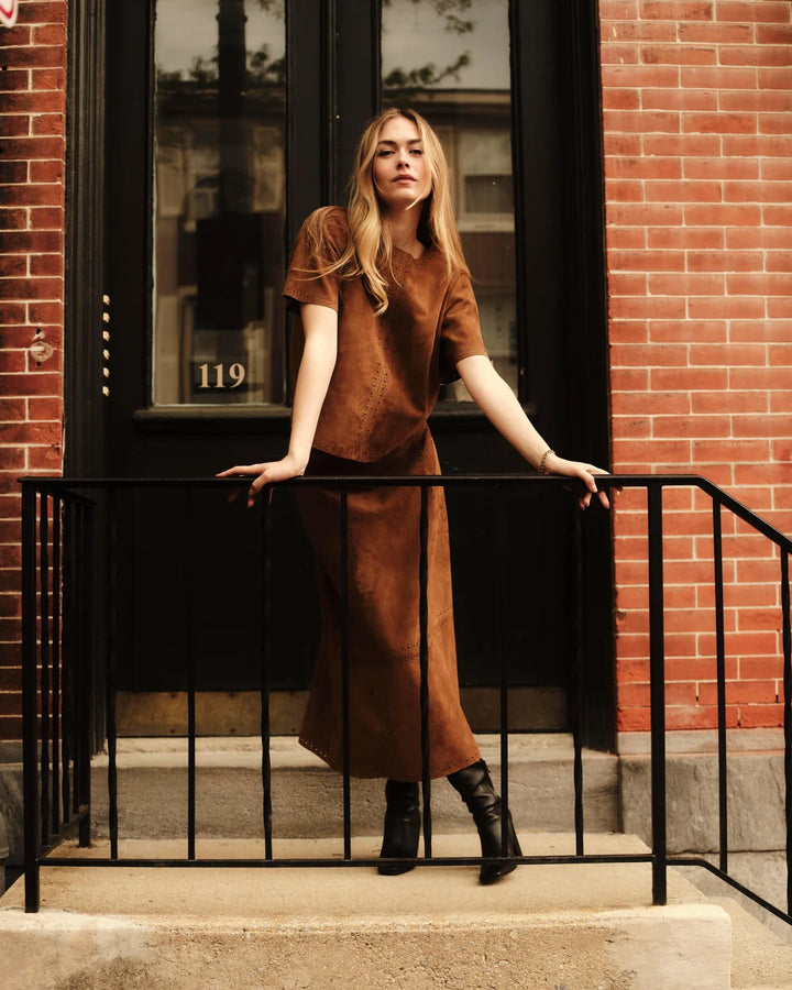 Chloe Top - Chestnut