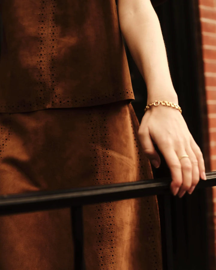 Presley Skirt - Chestnut