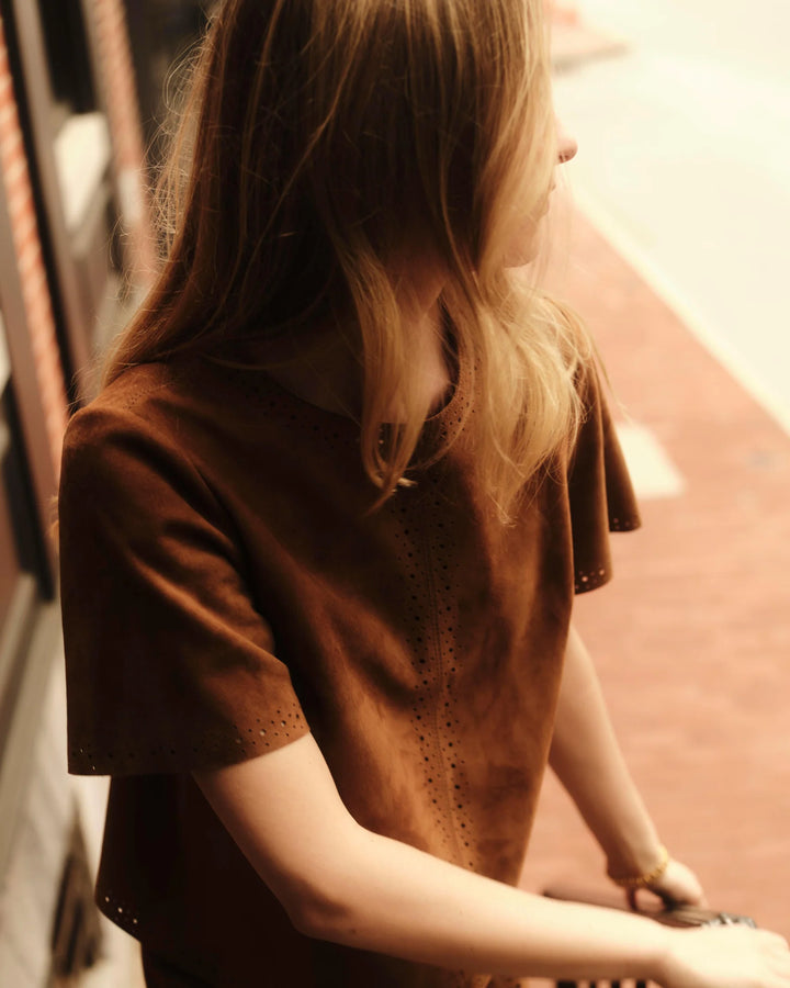 Chloe Top - Chestnut