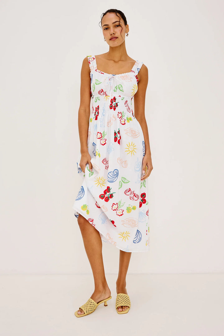 Capri Dress - White Antipasti