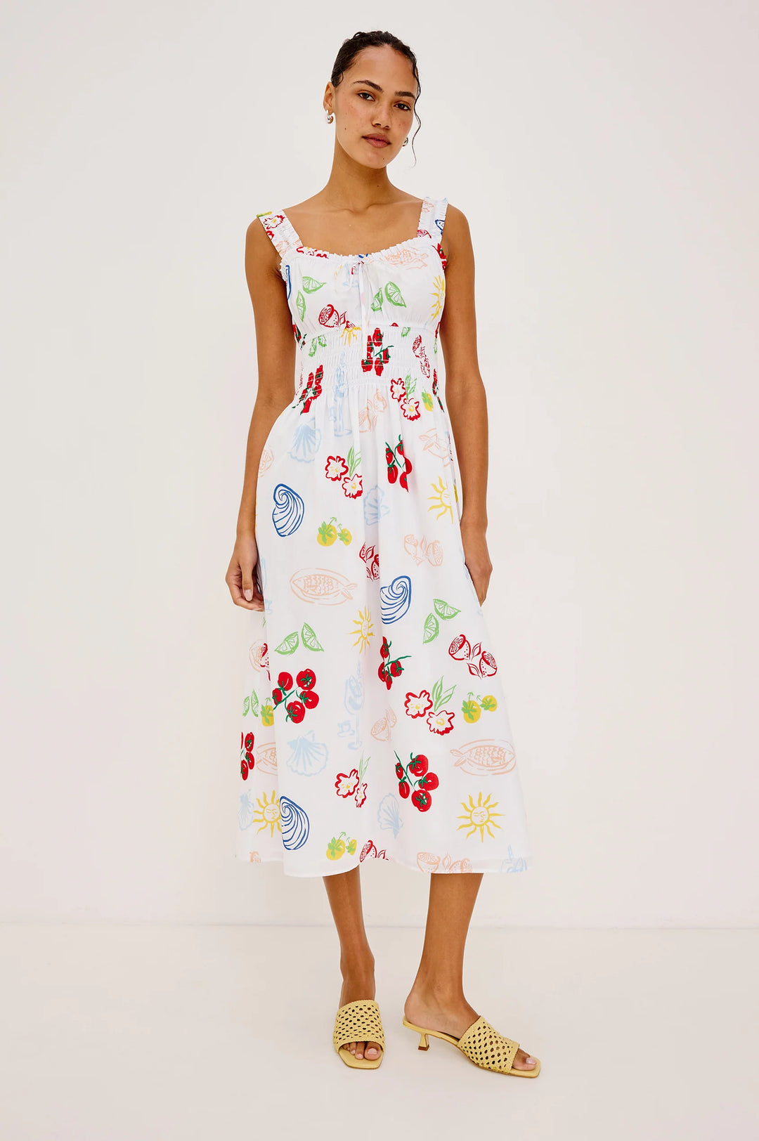 Capri Dress - White Antipasti