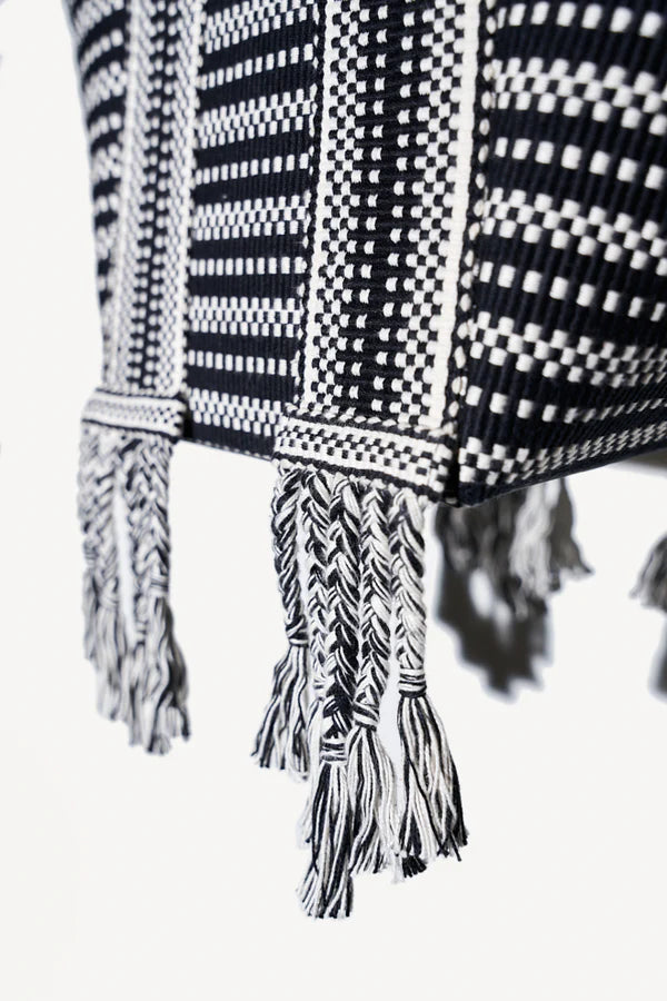 Chulo Large Tote - Ivory/Black