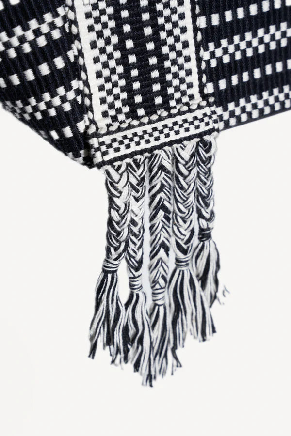 Chulo Large Tote - Ivory/Black
