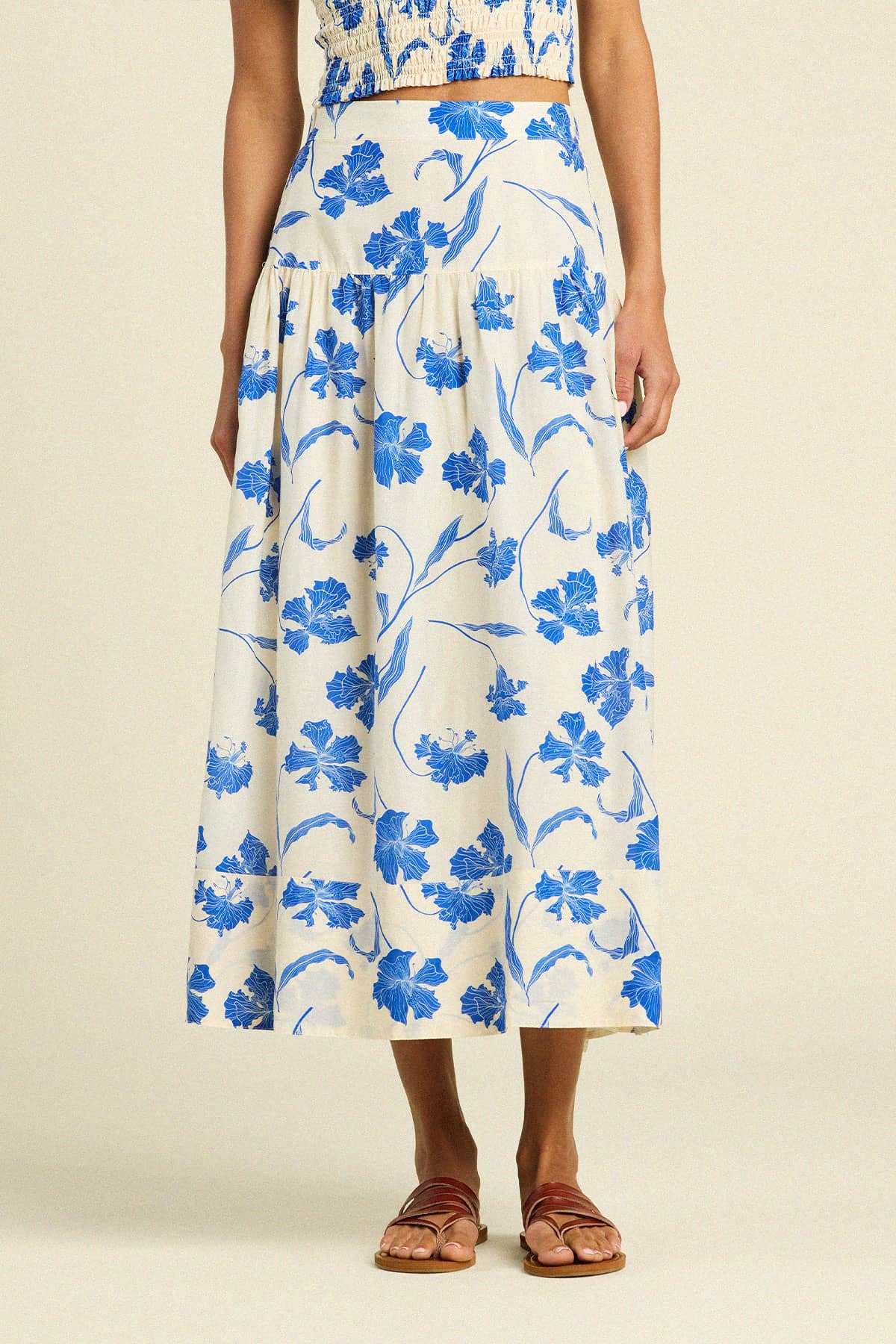 Lydia Skirt - Blue Iris