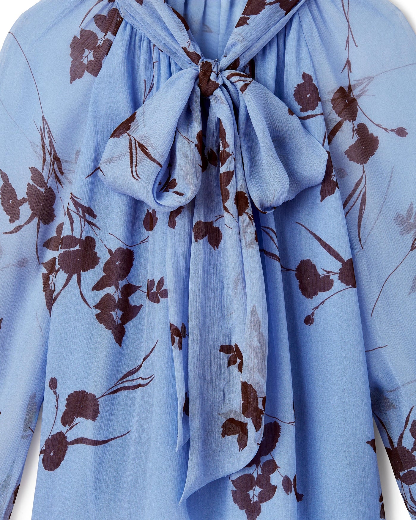 Alma Blouse - Upstate Floral In Blue Mist