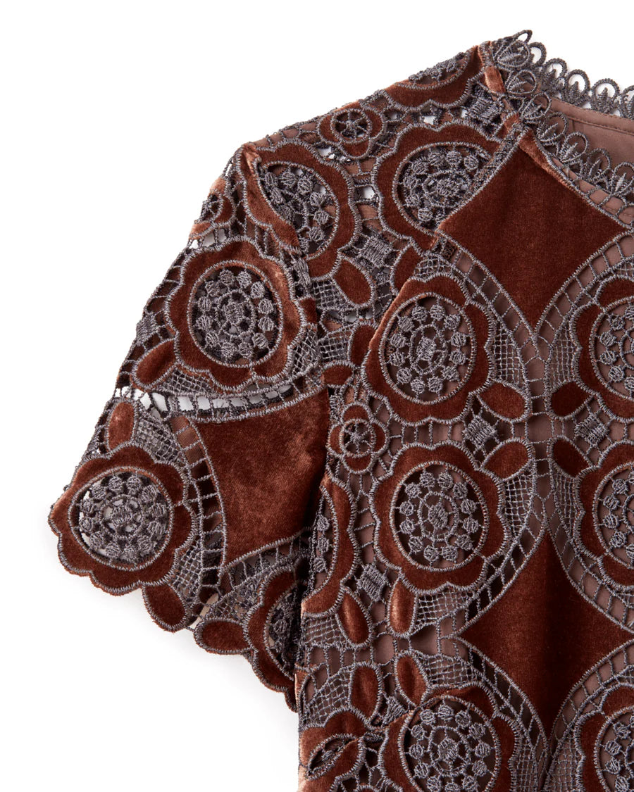Waverly Midi Dress - Mocha