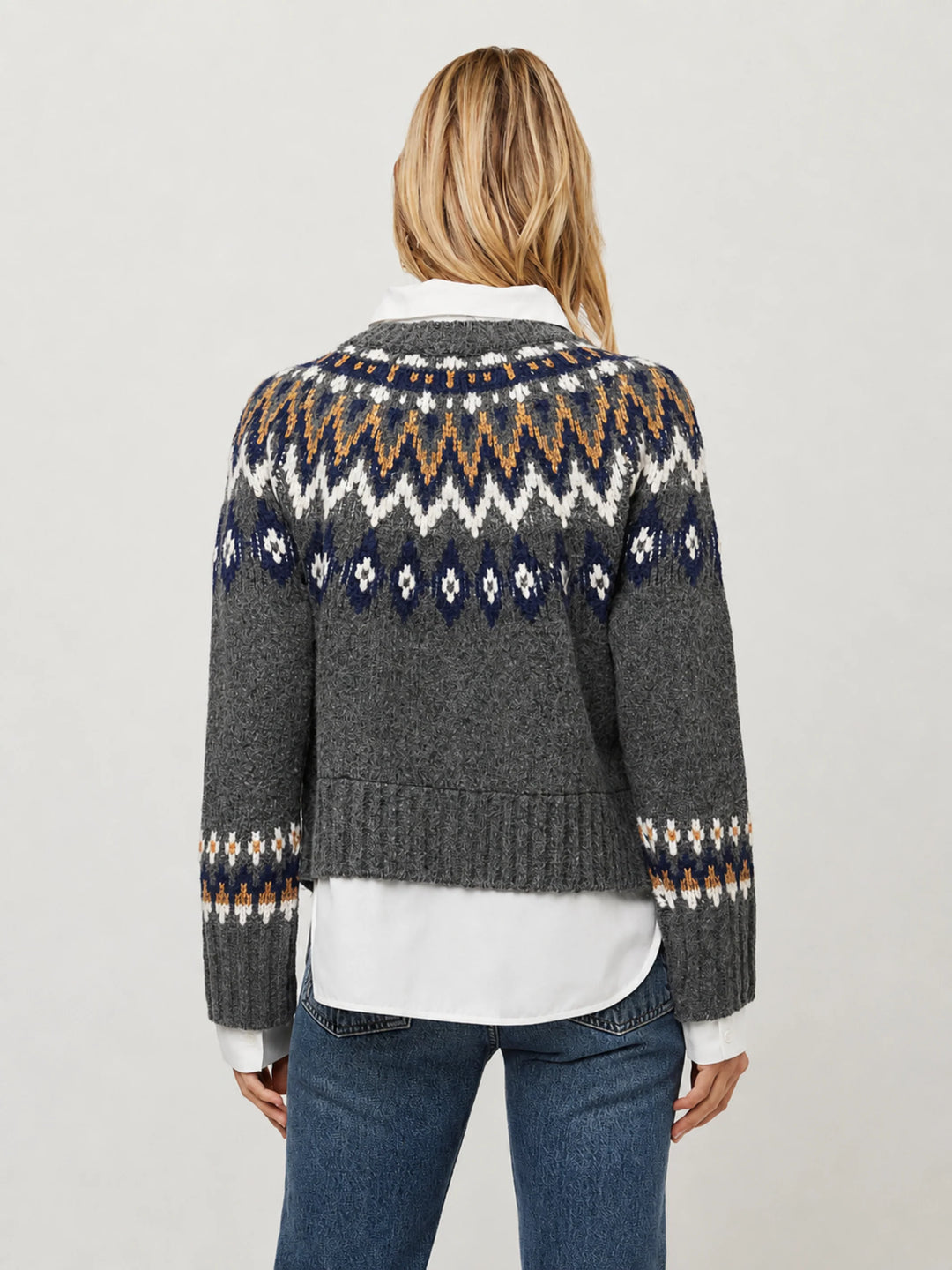 Alina Mixed Media Cardigan - Multi