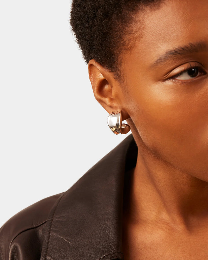 Chunky Doune Hoop - Silver